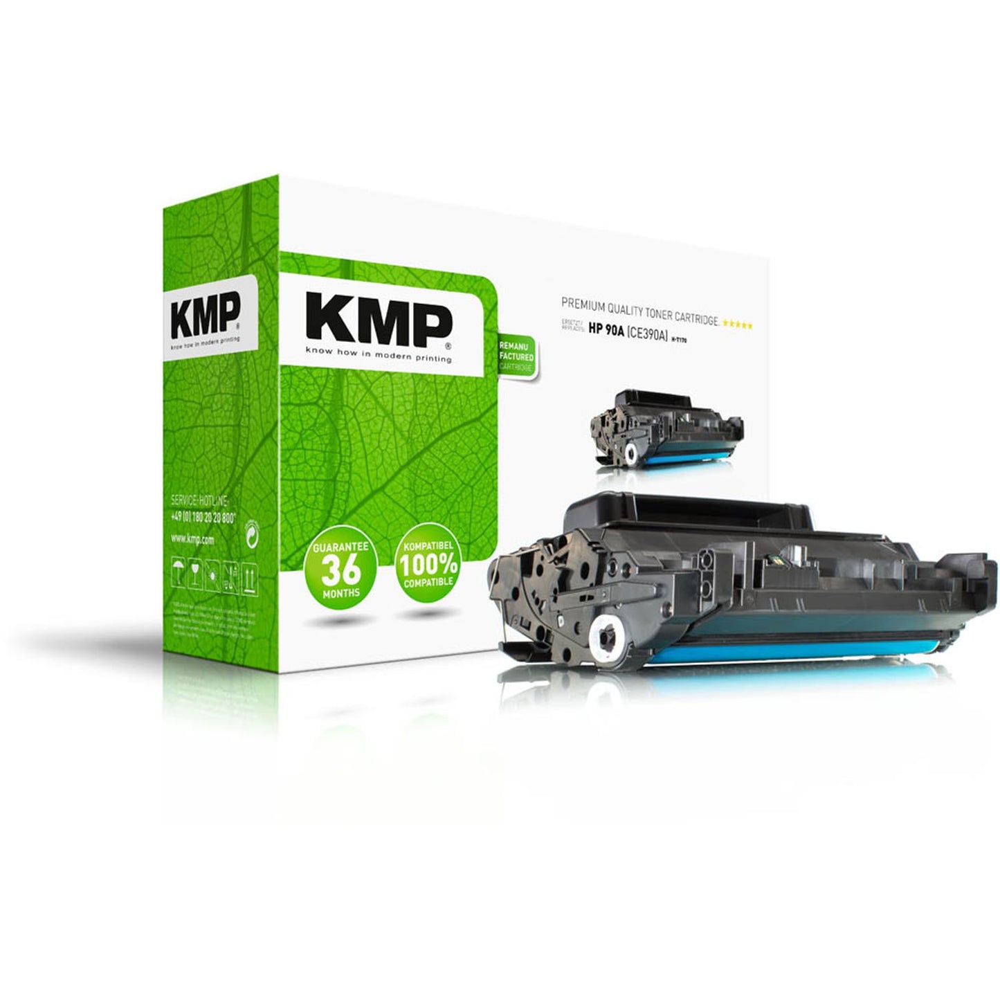 KMP H-T170 schwarz Toner kompatibel zu HP 90A (CE390A) | 1231,0000