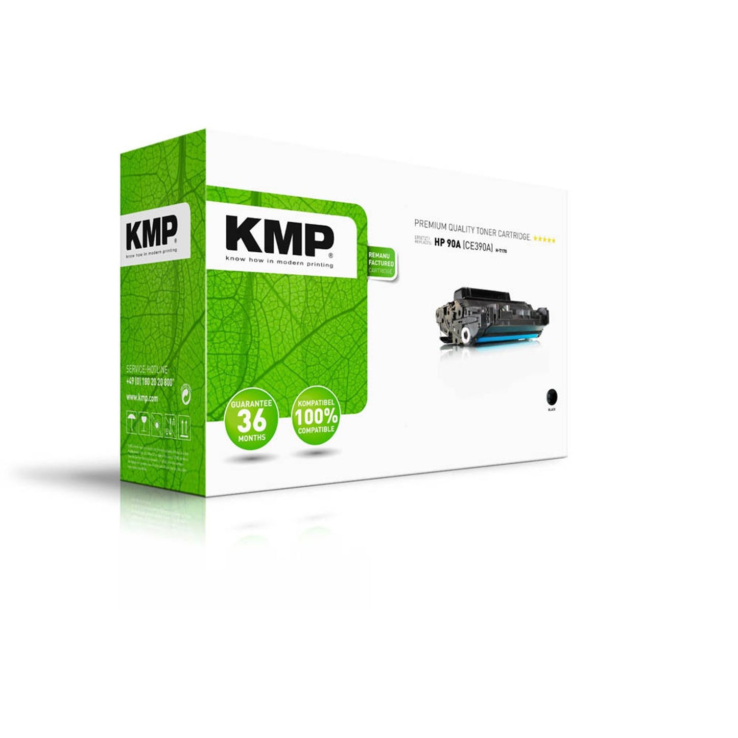 KMP H-T170 schwarz Toner kompatibel zu HP 90A (CE390A) | 1231,0000