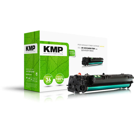 KMP H-T80 schwarz Toner kompatibel zu HP 49XXL; Canon 708H(Q5949X; 0917B002) | 1128,5000
