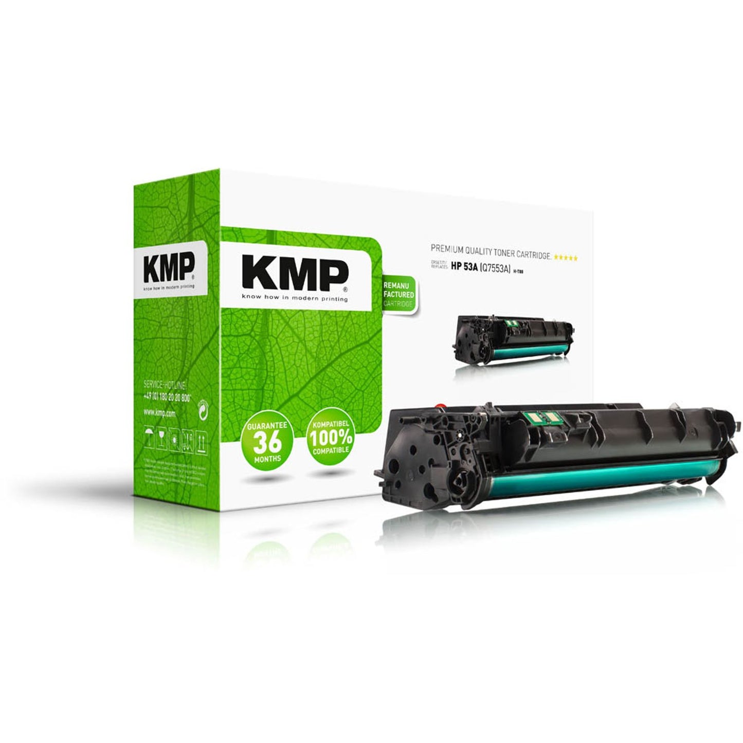 KMP H-T87 schwarz Toner kompatibel zu HP 53XXL (Q7553X) | 1207,5000
