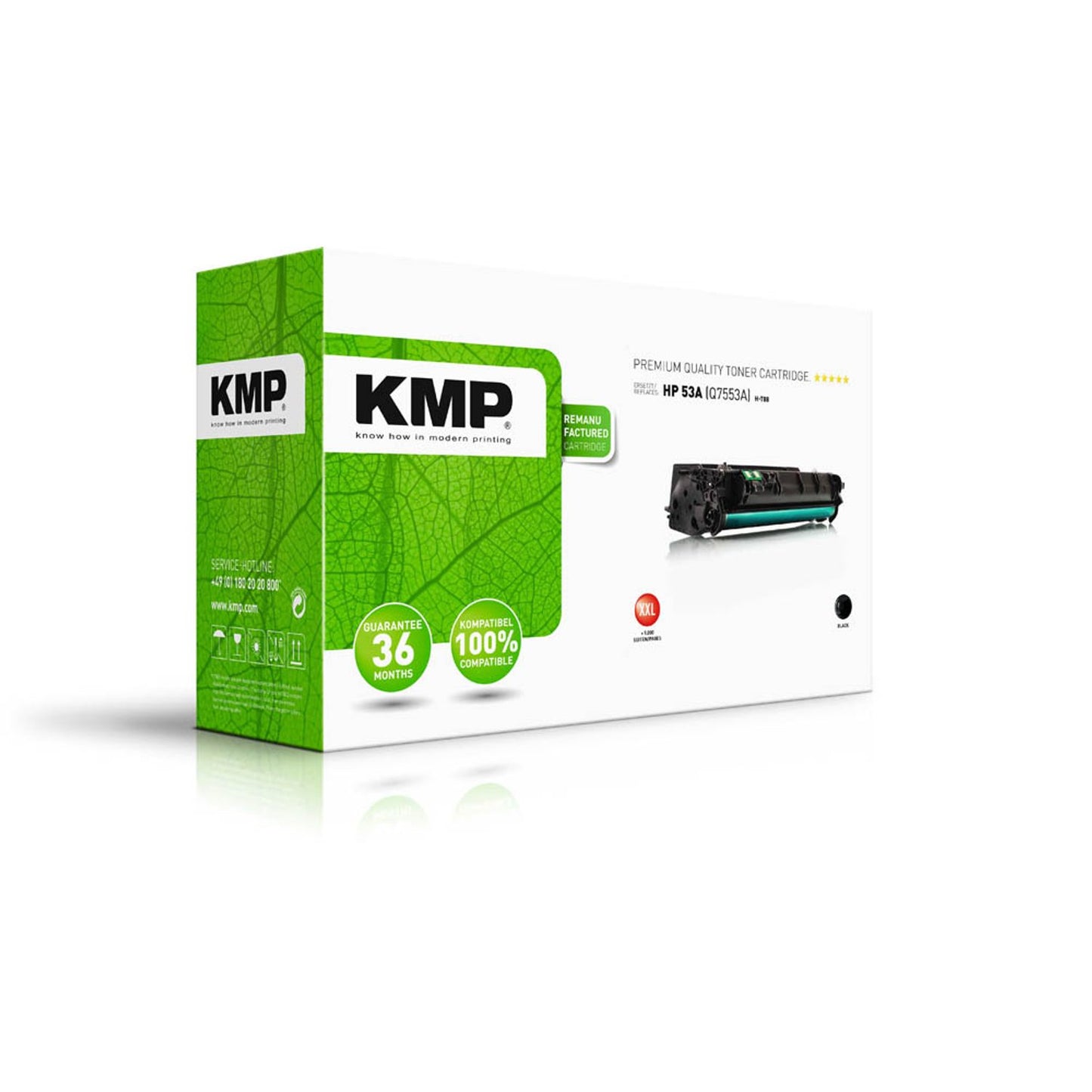 KMP H-T87 schwarz Toner kompatibel zu HP 53XXL (Q7553X) | 1207,5000