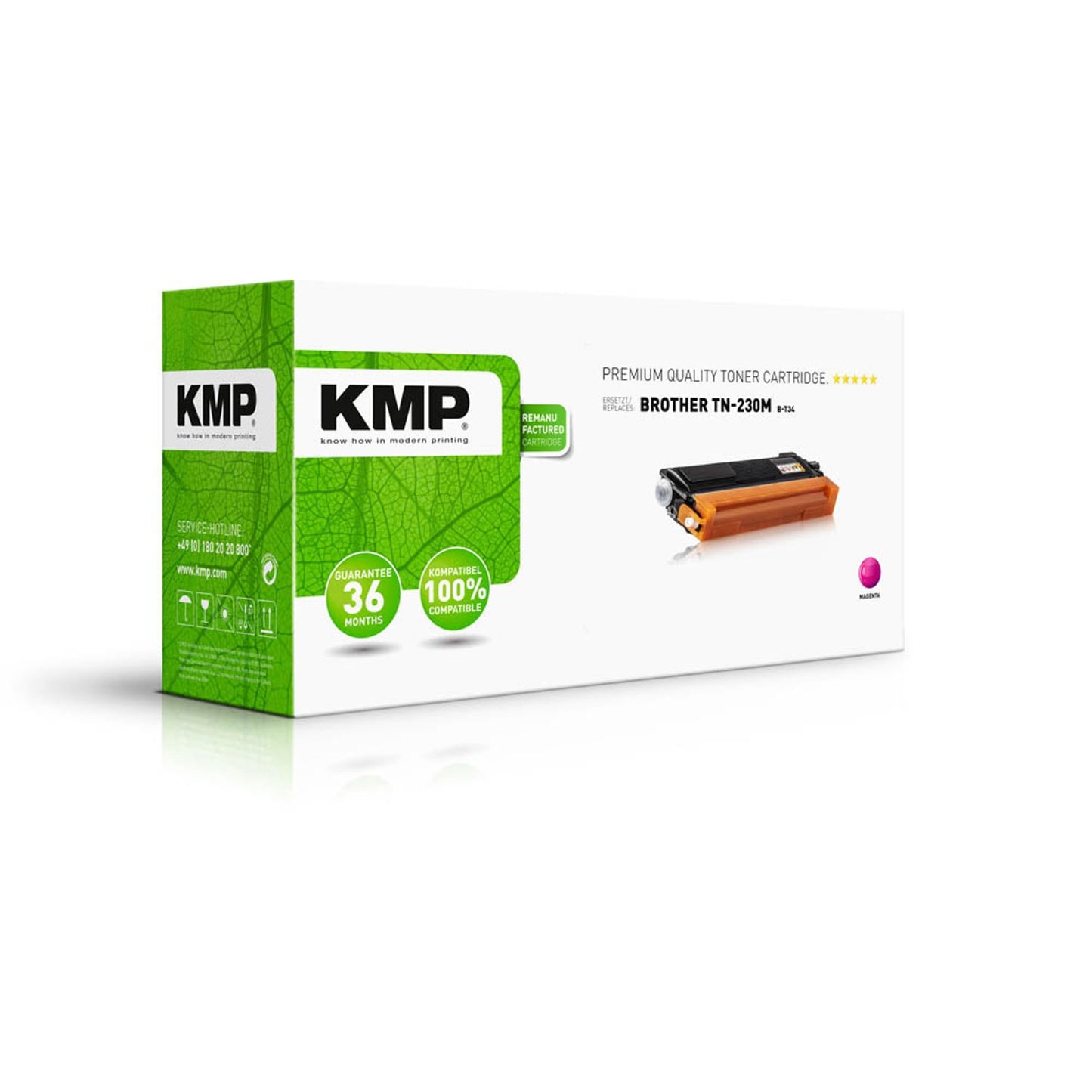 KMP B-T34 magenta Toner kompatibel zu brother TN-230M | 1242,0006