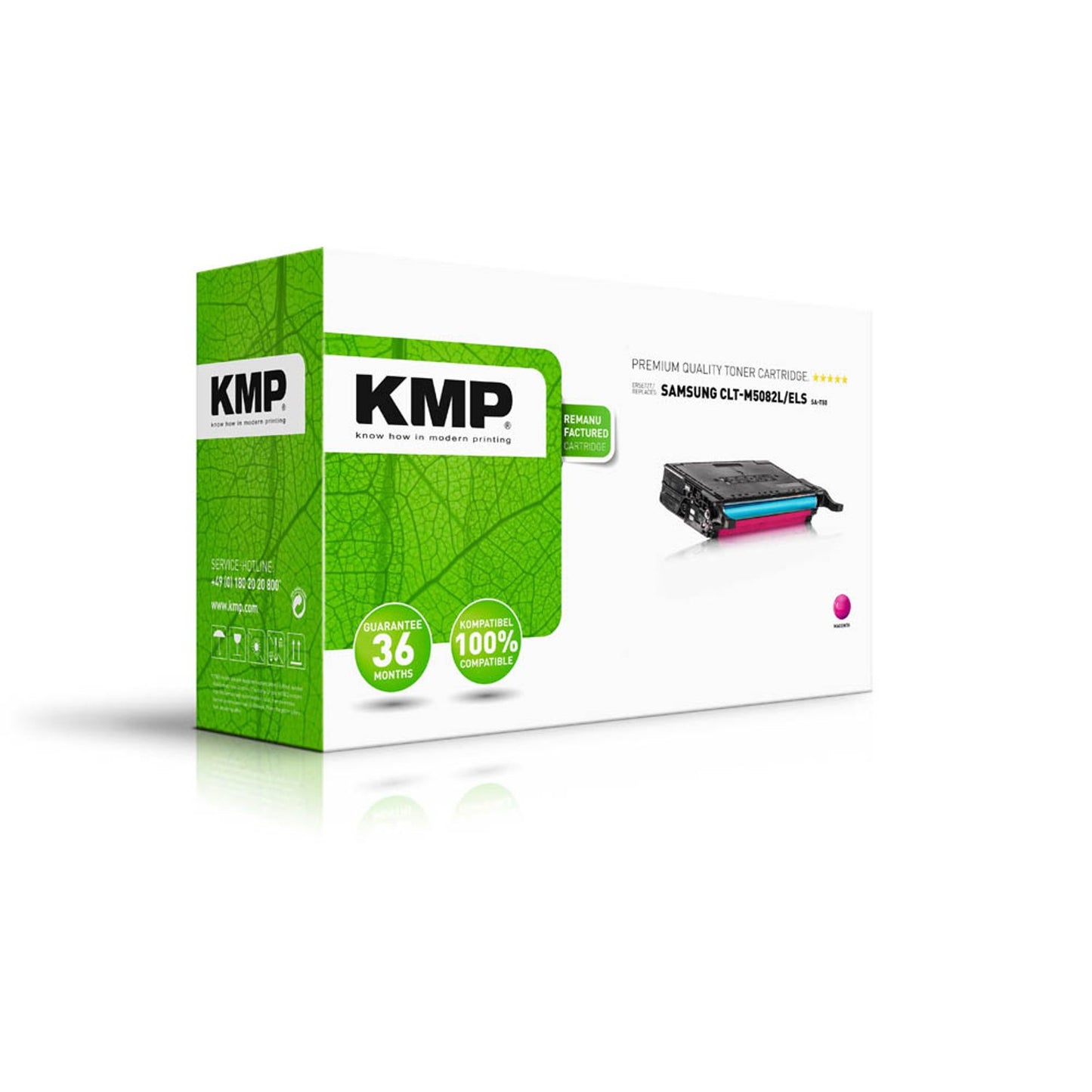KMP SA-T50 magenta Toner kompatibel zu SAMSUNG CLT-M5082L (SU322A) | 3507,HC06