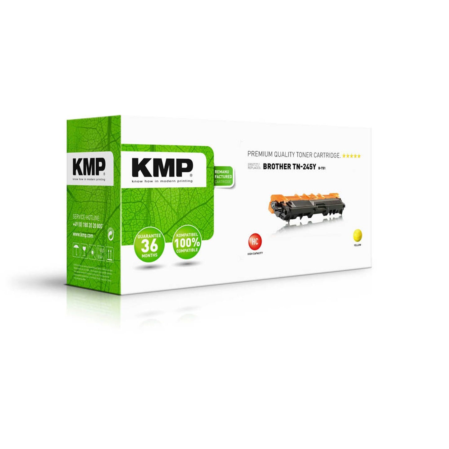 KMP B-T51 gelb Toner kompatibel zu brother TN-245Y | 1245,3009