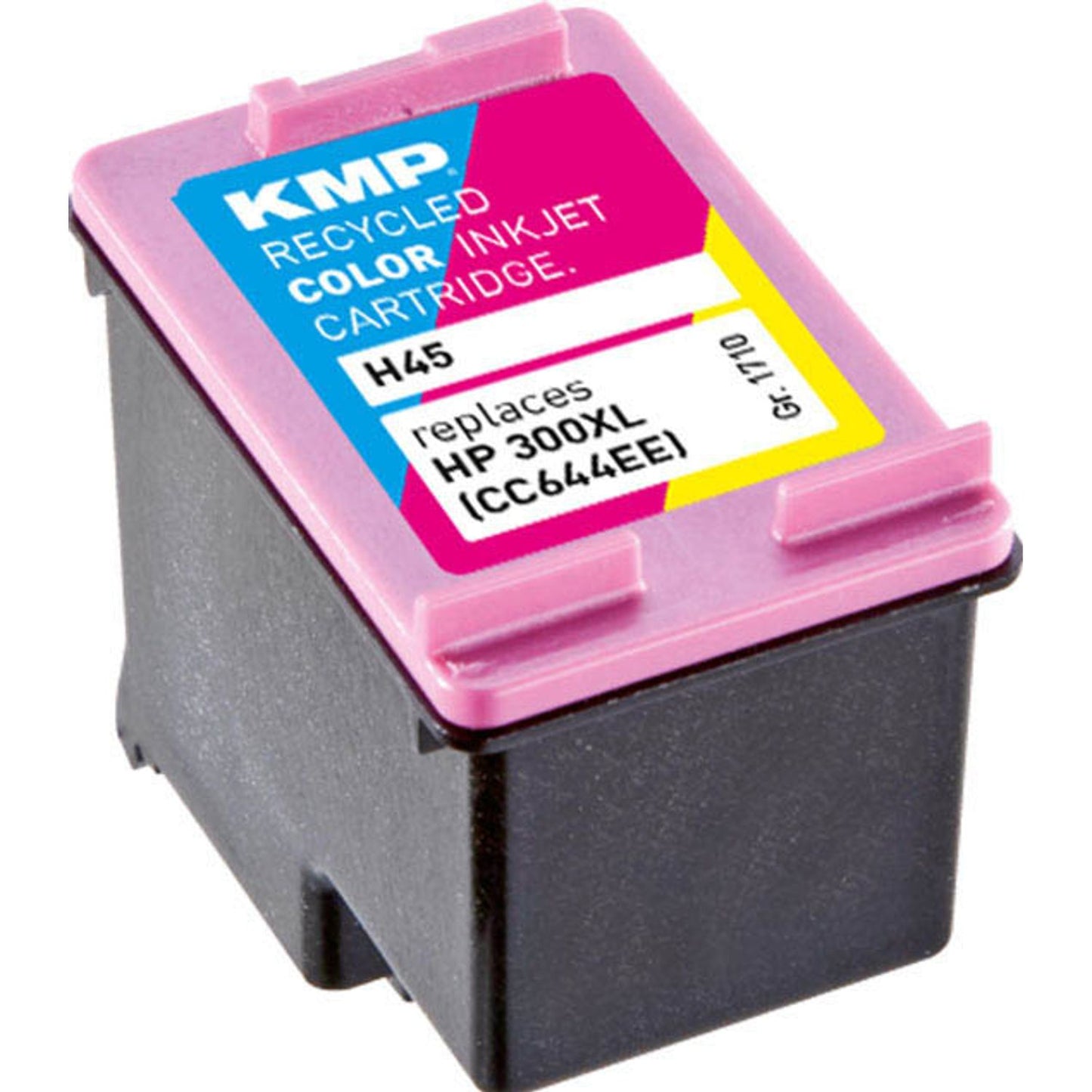 KMP H45 color Druckerpatrone kompatibel zu HP 300XL (CC644EE) | 1710,4440