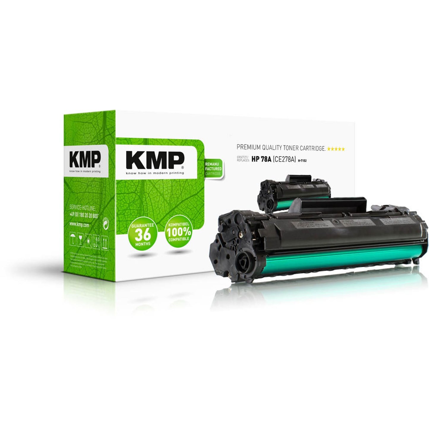 KMP H-T152 schwarz Toner kompatibel zu HP 78A (CE278A) | 1230,0000