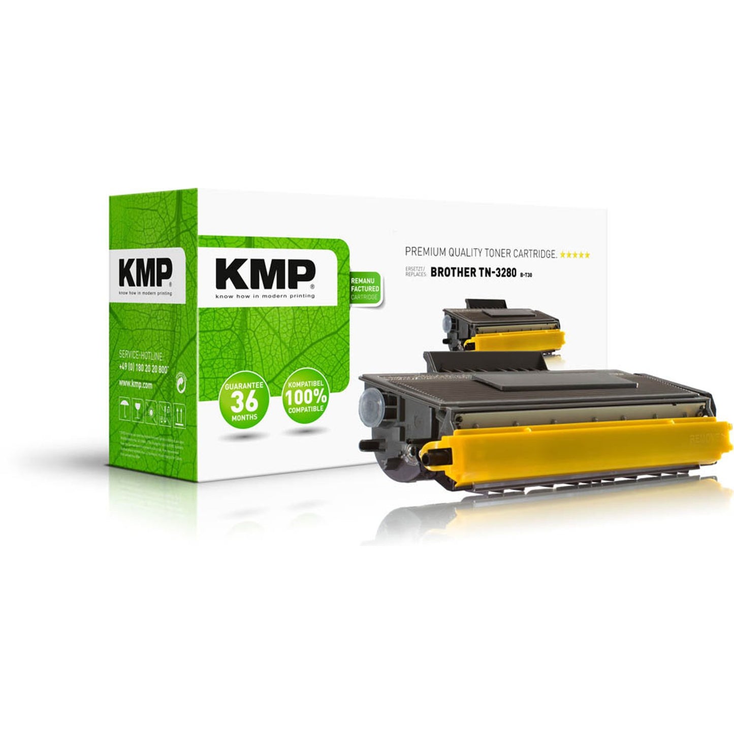 KMP B-T30 schwarz Toner kompatibel zu brother TN-3280 | 1255,HC00