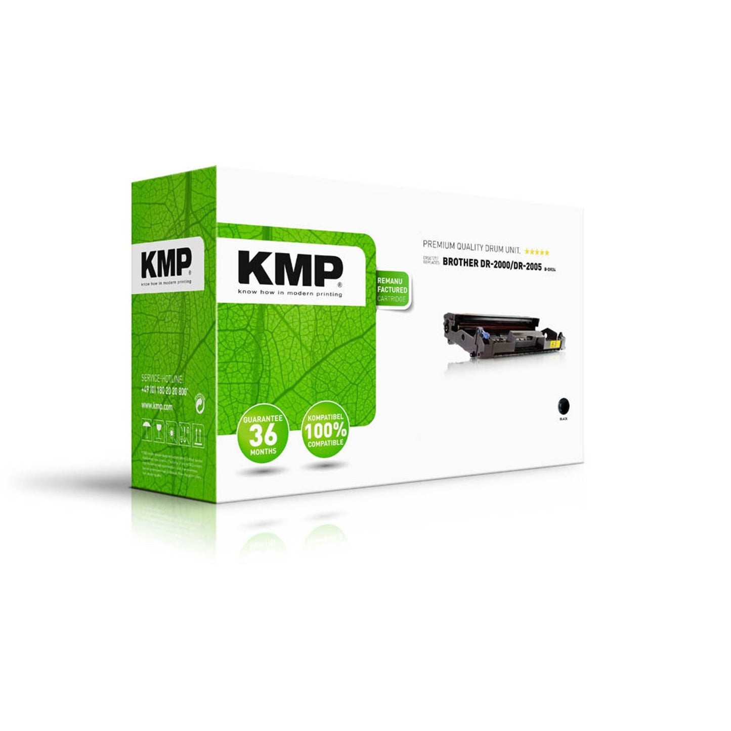 KMP B-DR24 schwarz Trommel kompatibel zu brother DR-2000/2005 | 1159,7001
