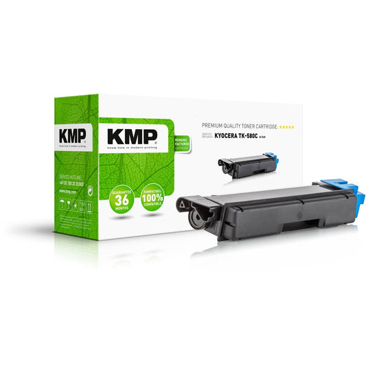 KMP K-T49 cyan Toner kompatibel zu KYOCERA TK-580C | 2892,0003
