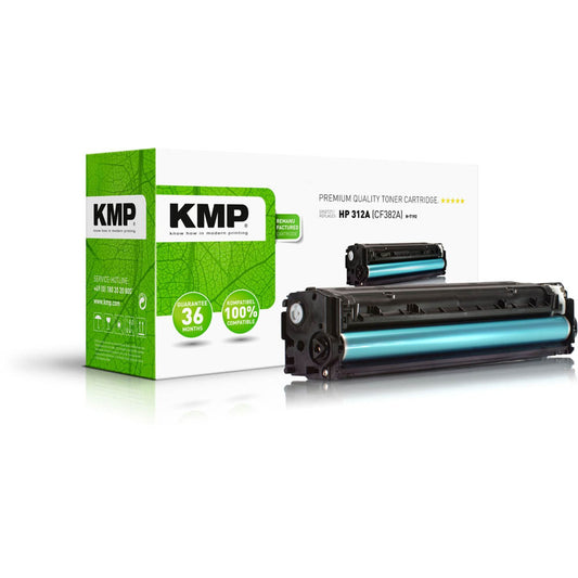 KMP H-T192 gelb Toner kompatibel zu HP 312A (CF382A) | 2528,0009