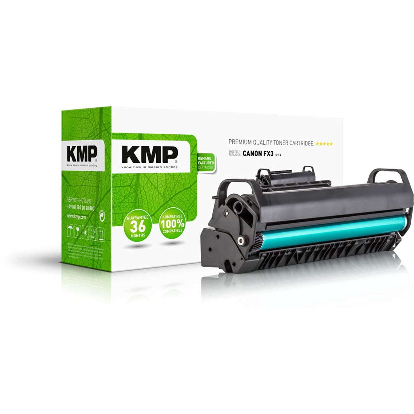 KMP C-T6 schwarz Toner kompatibel zu Canon FX-3 | 858,0000