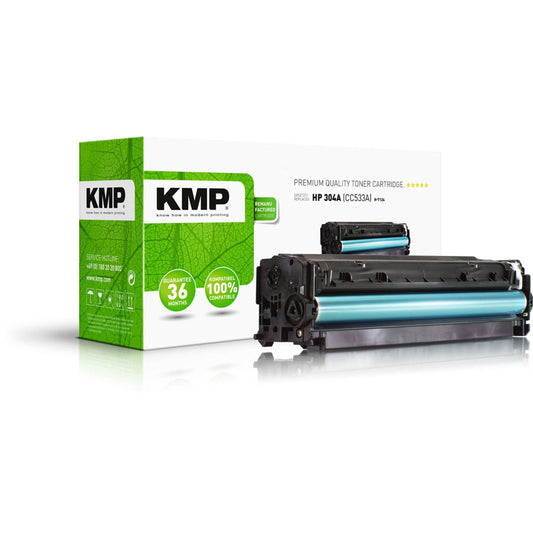 KMP H-T124 magenta Toner kompatibel zu HP 304A (CC533A) | 1218,0006