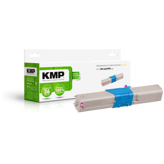 KMP O-T29 magenta Toner kompatibel zu OKI 44469705 | 1333,0006
