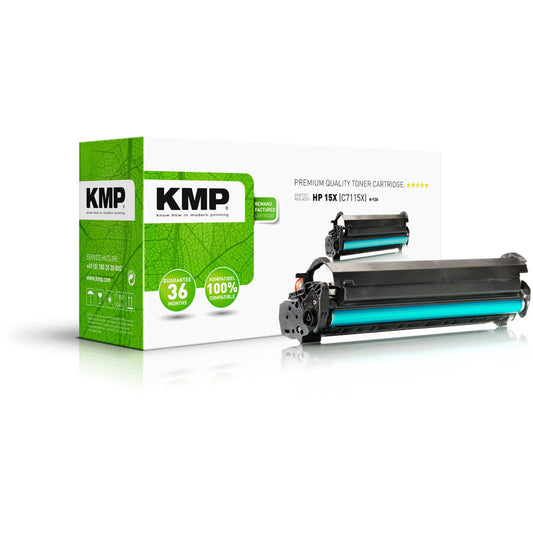 KMP H-T20 schwarz Toner kompatibel zu HP 15X (C7115X) | 1105,HY00