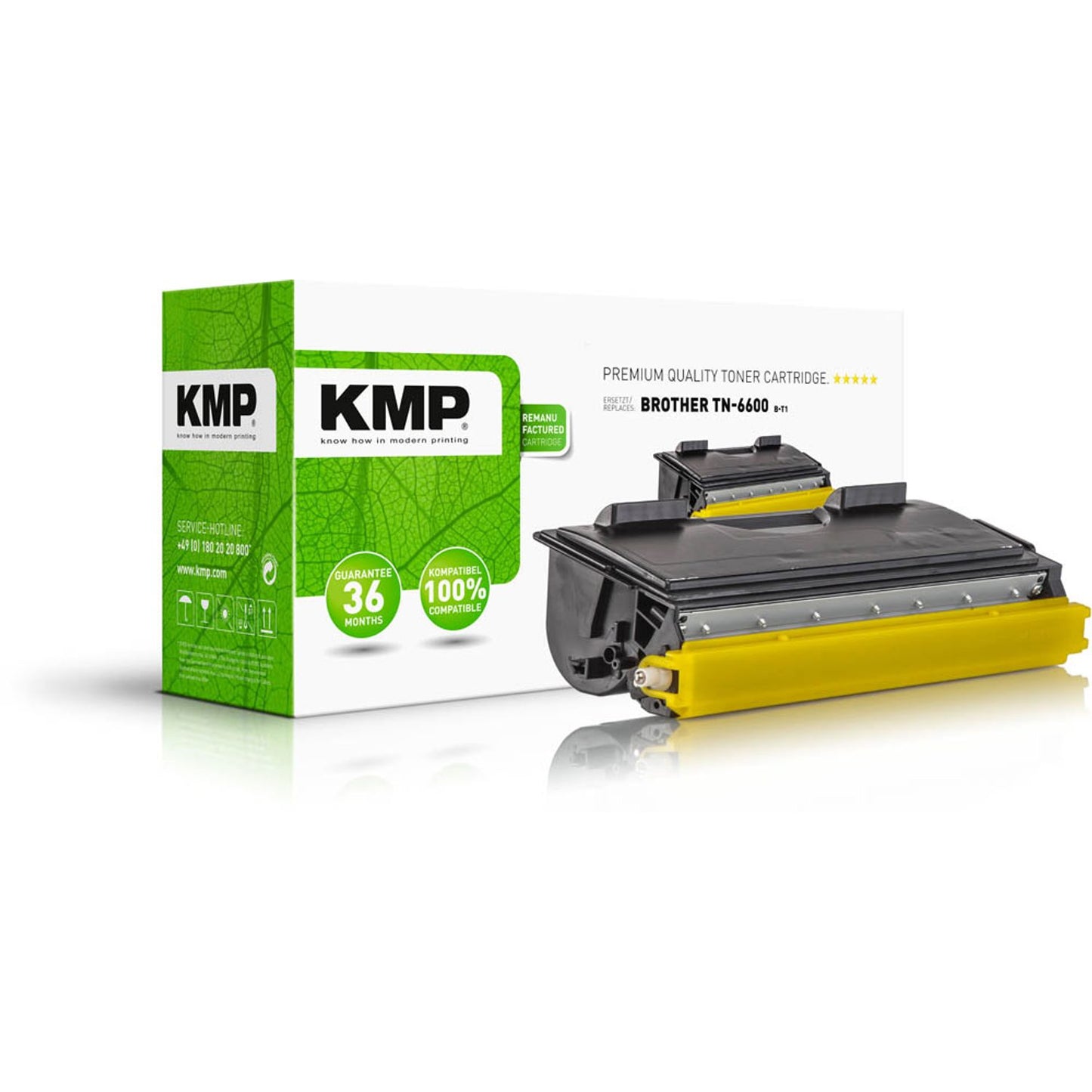 KMP B-T1 schwarz Toner kompatibel zu brother TN-6600 | 1146,HC00