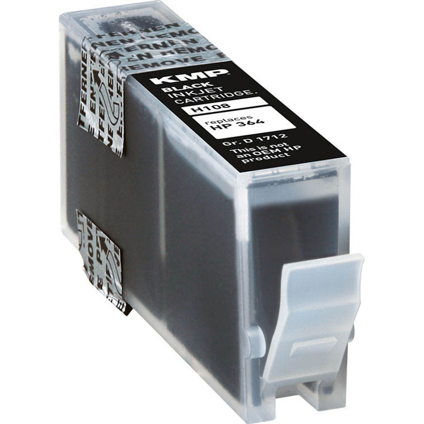 KMP H108 schwarz Druckerpatrone kompatibel zu HP 364 (CB316EE) | 1712,8001