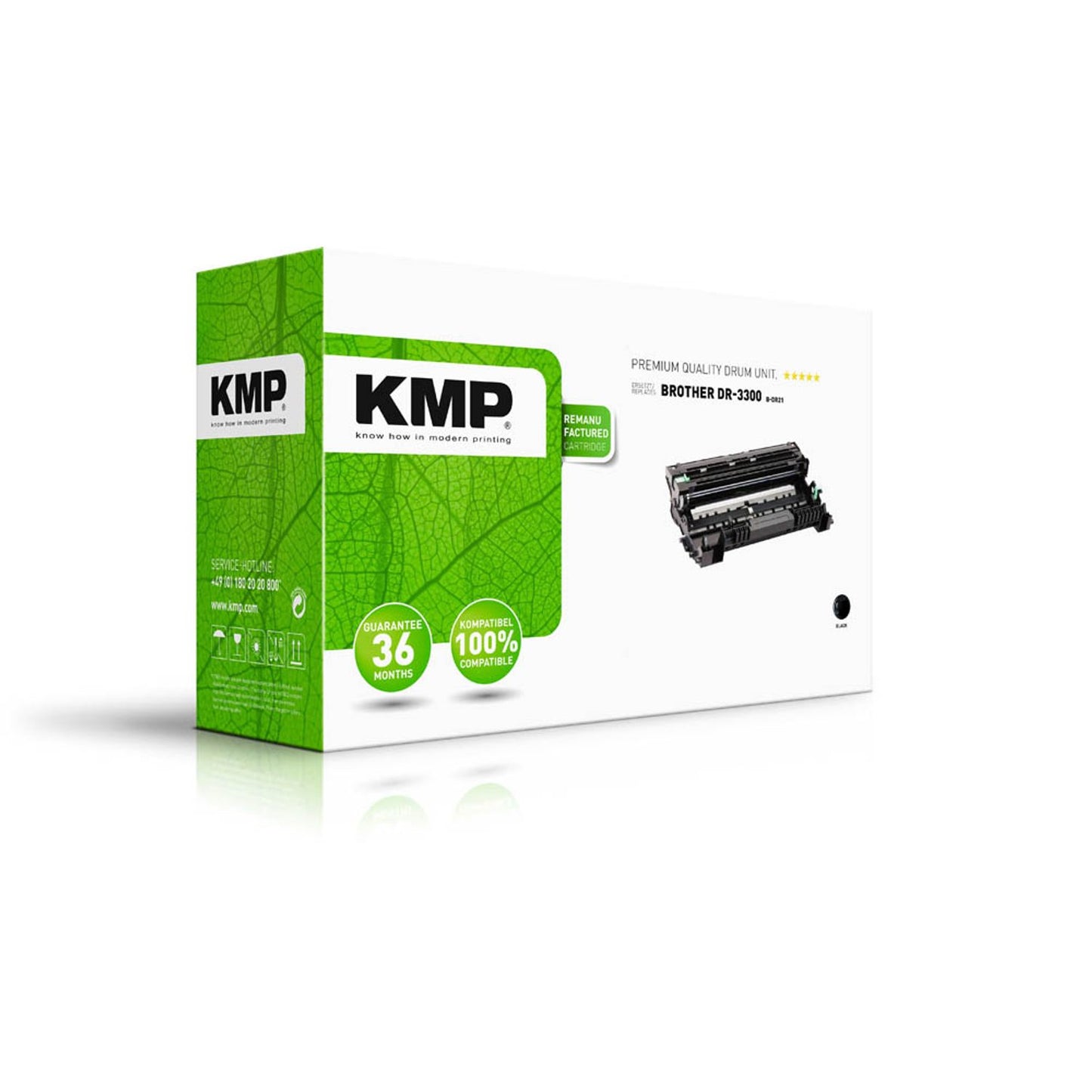 KMP B-D21 schwarz Trommel kompatibel zu brother DR-3300 | 1258,7000
