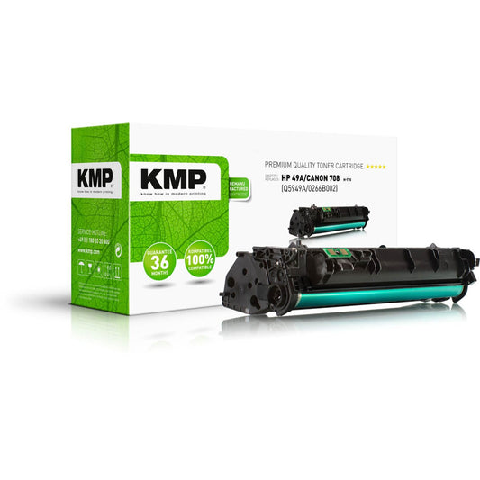 KMP H-T70 schwarz Toner kompatibel zu HP 49A; Canon 708(Q5949A; 0266B002) | 1128,0000