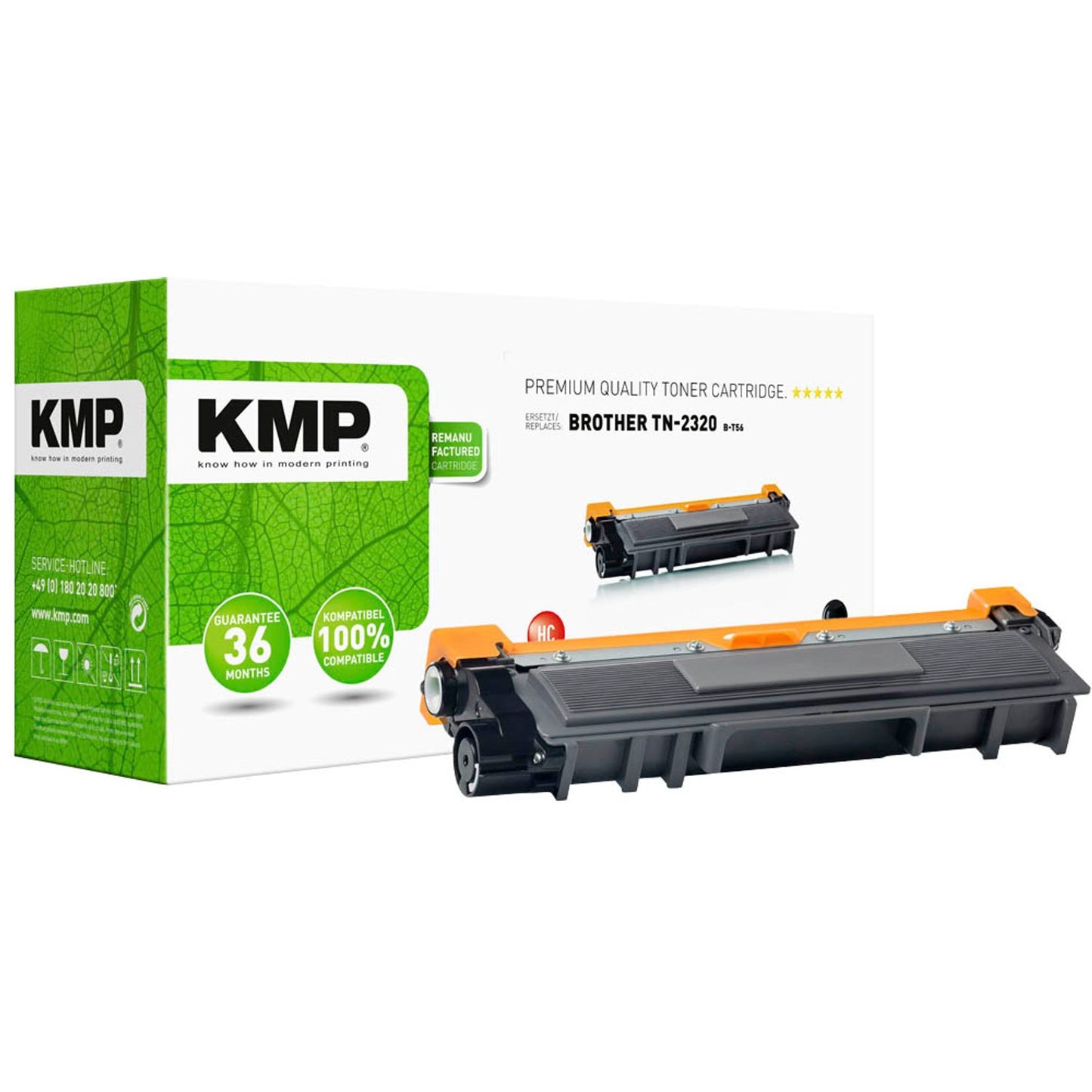 KMP B-T56 schwarz Toner kompatibel zu brother TN-2320 | 1261,3000
