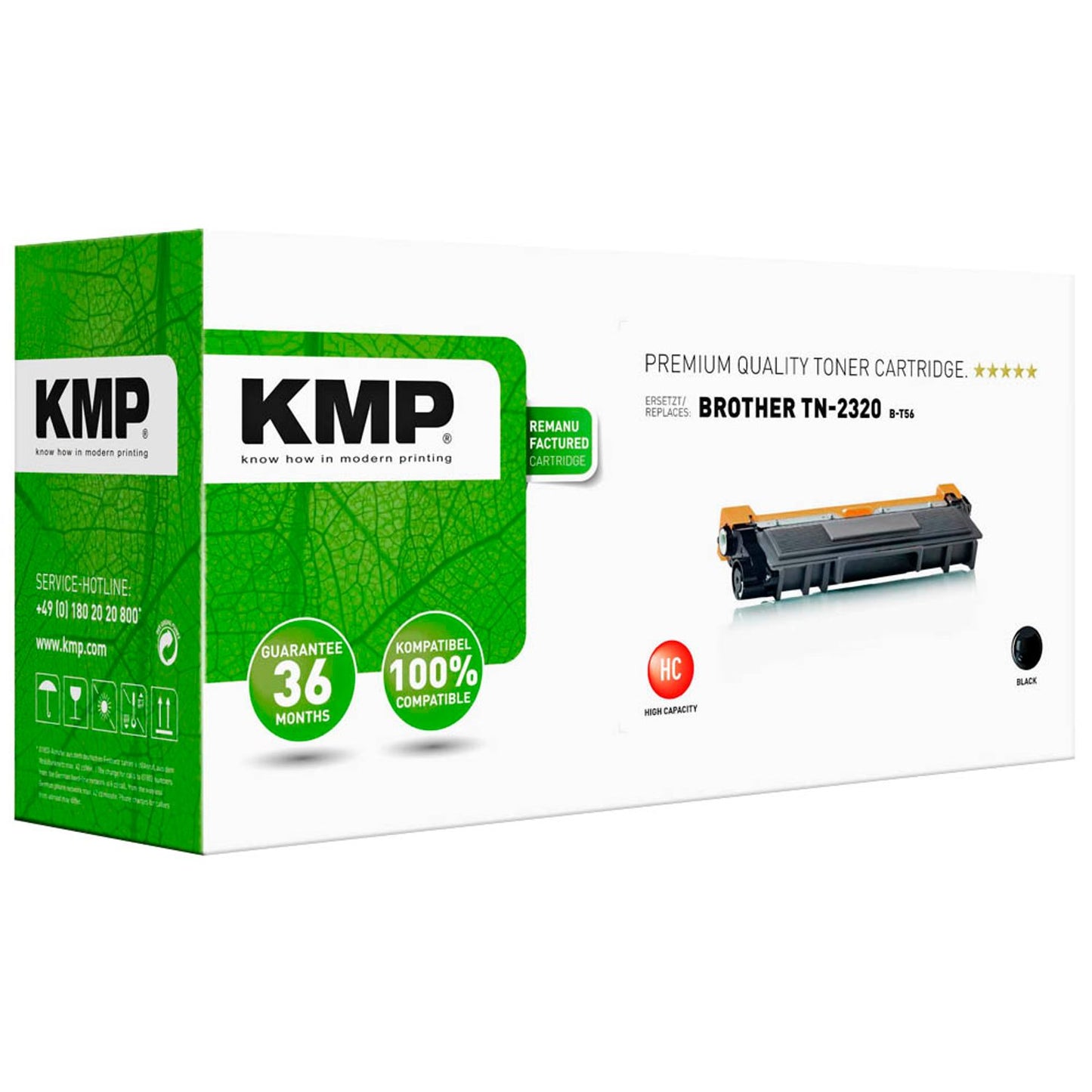 KMP B-T56 schwarz Toner kompatibel zu brother TN-2320 | 1261,3000