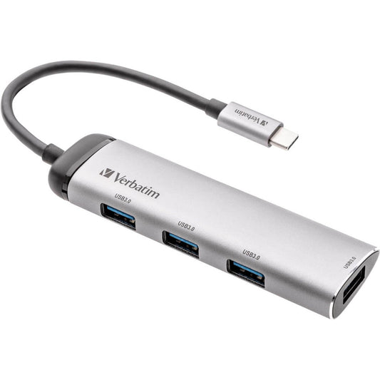verbatim USB-Hub 4-fach grau | 49147
