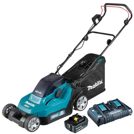 makita Akku-Rasenmäher 18,0 V für bis zu 560 m²,  Akku