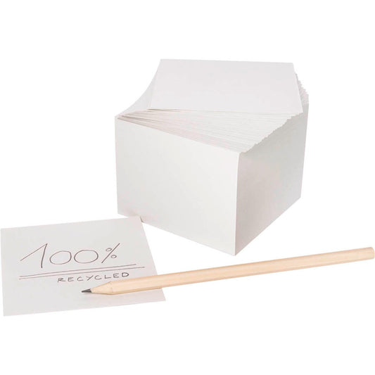 folia Notizzettel lose weiß 9,0 x 9,0 cm, ca | 9910/R/E
