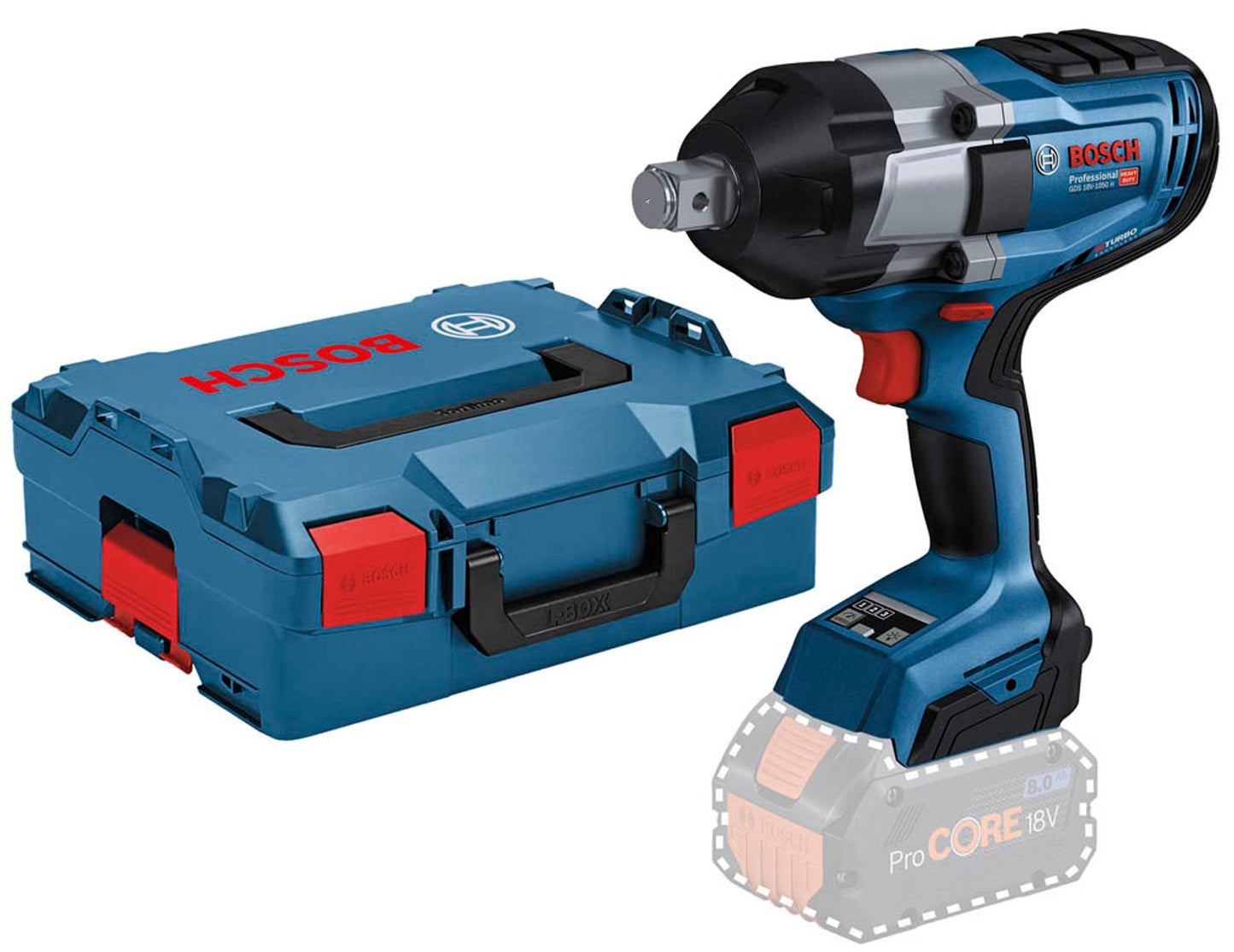 BOSCH Professional GDS 18V-1050 H  BITURBO Brushless Akku-Schlagschrauber 18,0 V, ohne Akku