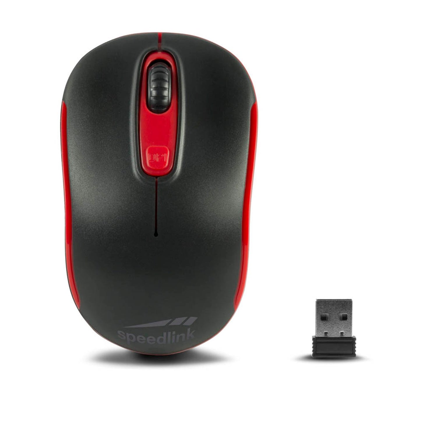 speedlink CEPTICA Maus kabellos schwarz, rot | SL-630013-BKRD