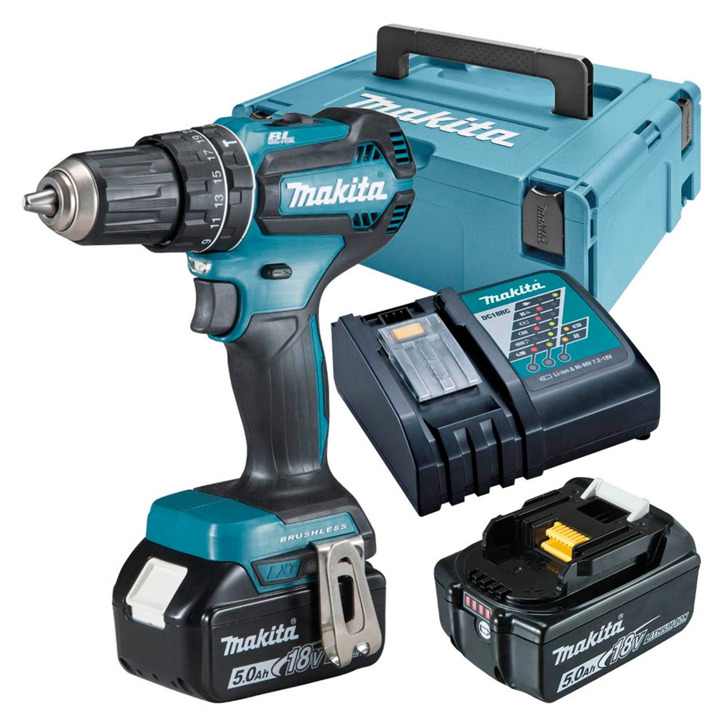 makita Akku-Schlagbohrschrauber 18,0 V, Akku