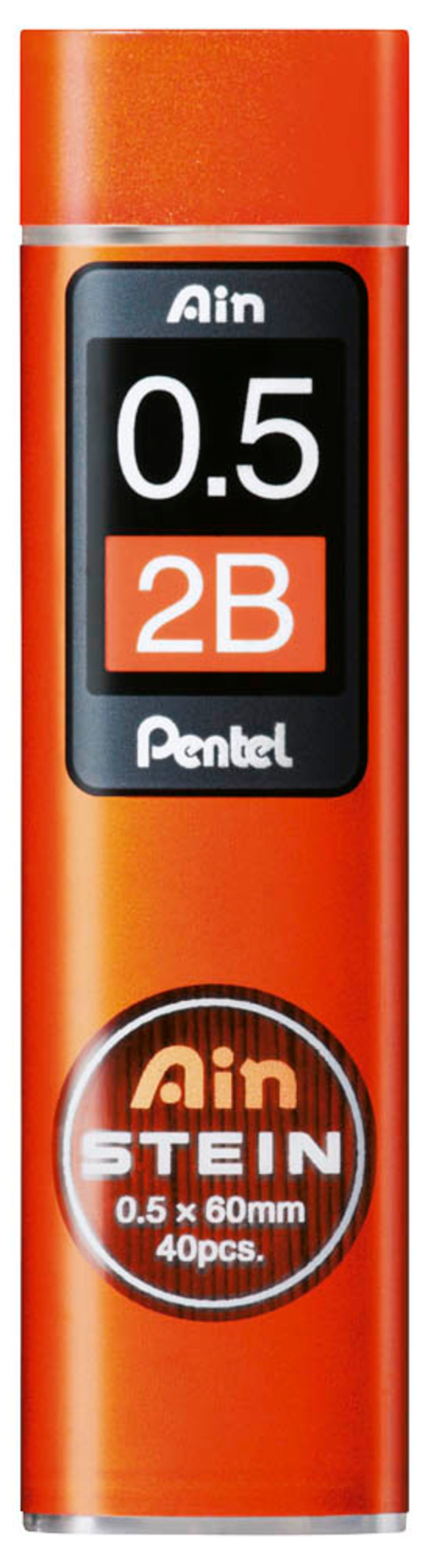 Pentel Ain Stein Feinminen-Bleistiftminen schwarz 2B