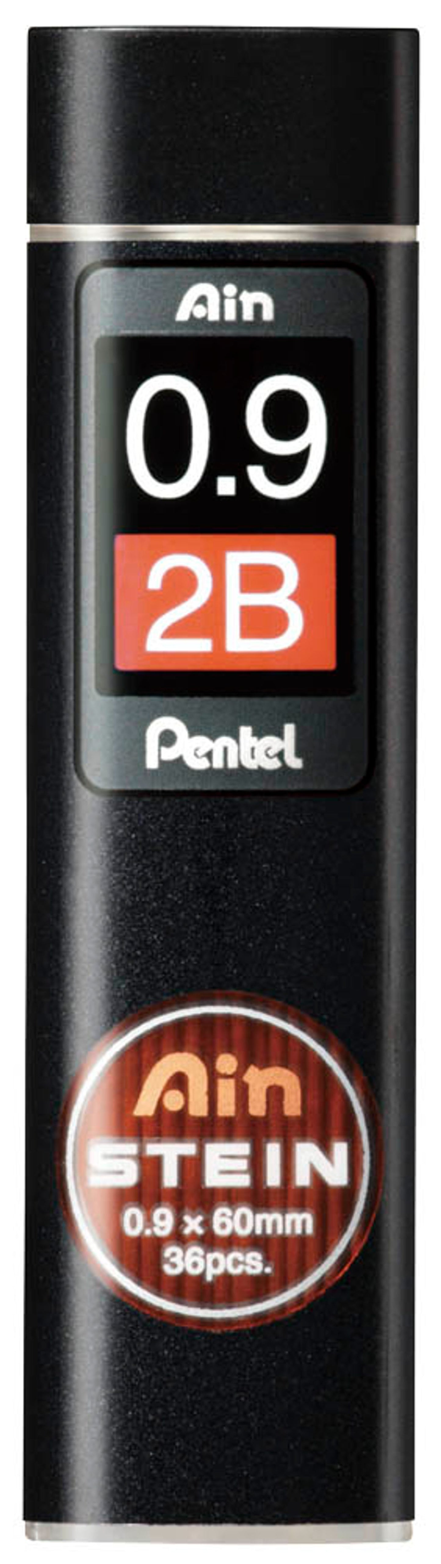Pentel Ain Stein Feinminen-Bleistiftminen schwarz 2B