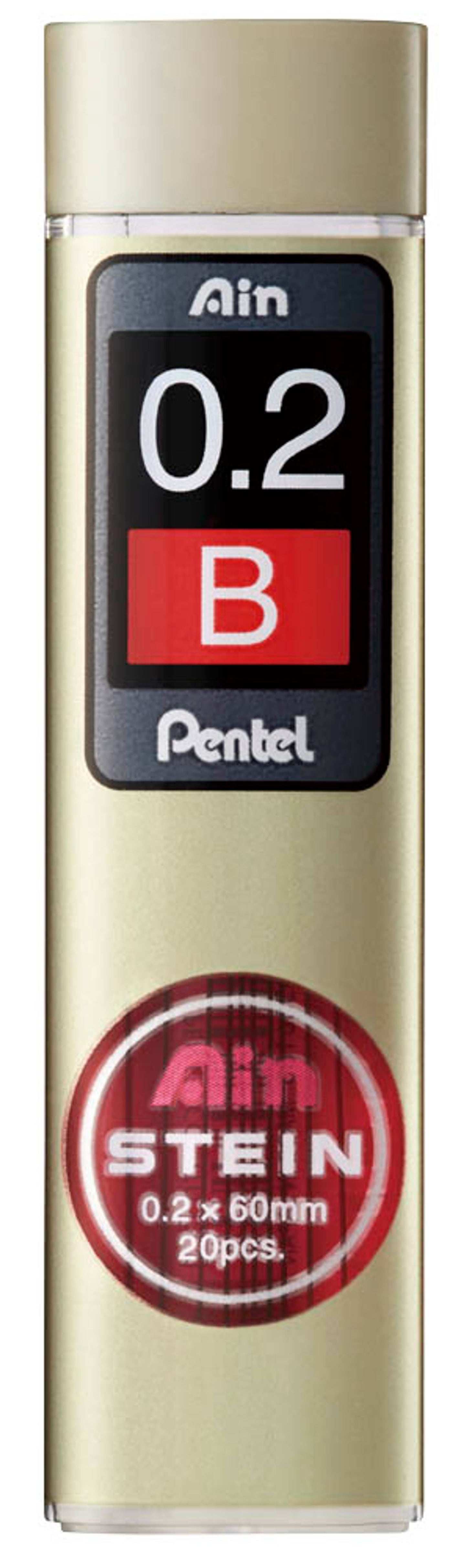 Pentel AIN STEIN Feinminen-Bleistiftminen schwarz B