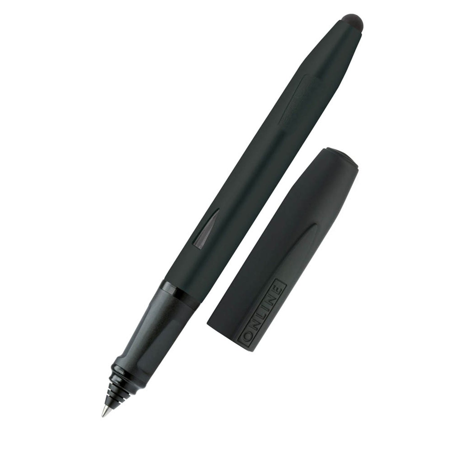 ONLINE® Nero Tintenroller schwarz 0,5 mm, Schreibfarbe: blau