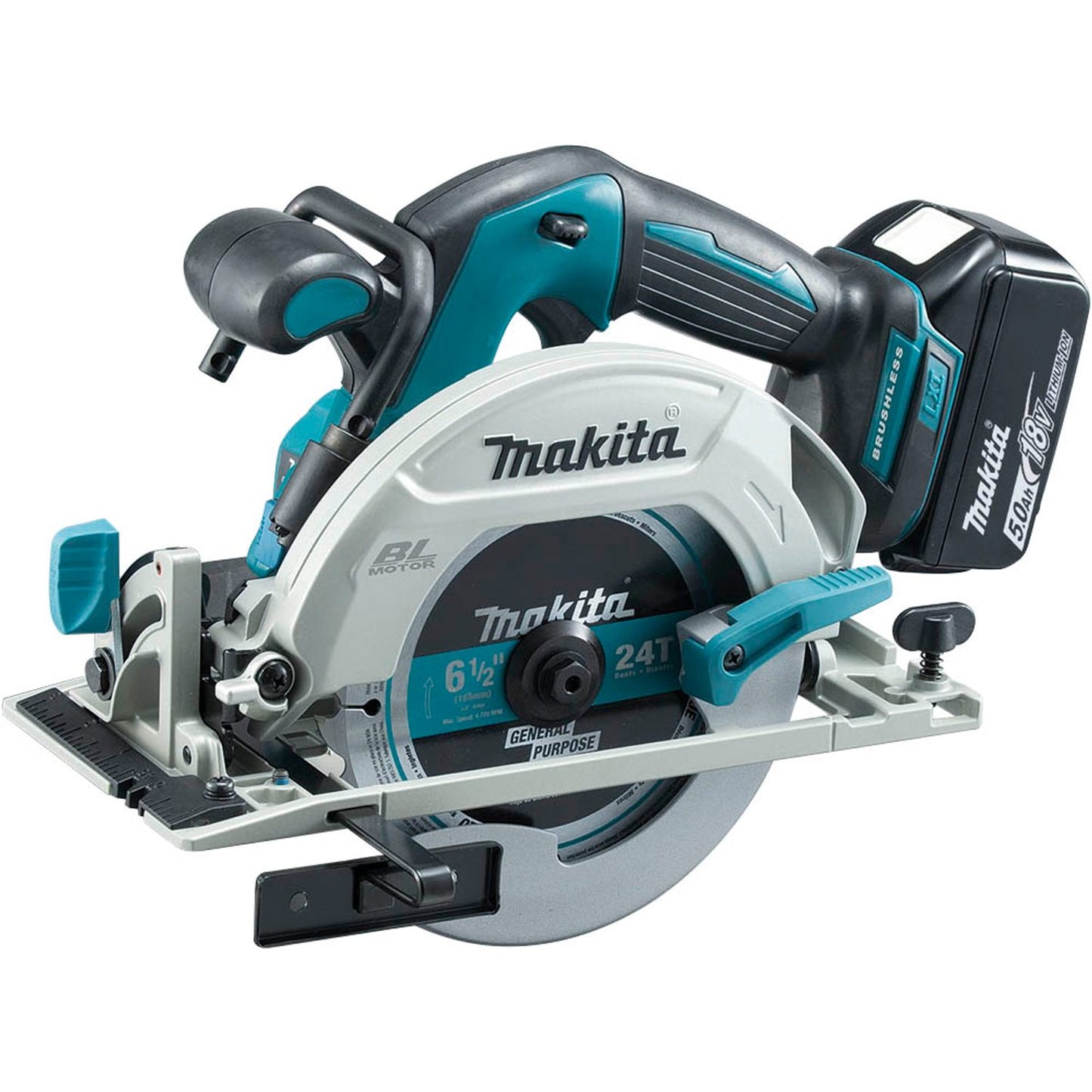 makita Akku-Handkreissäge-Set 18,0 V, mit 2 Akkus | DHS680RTJ