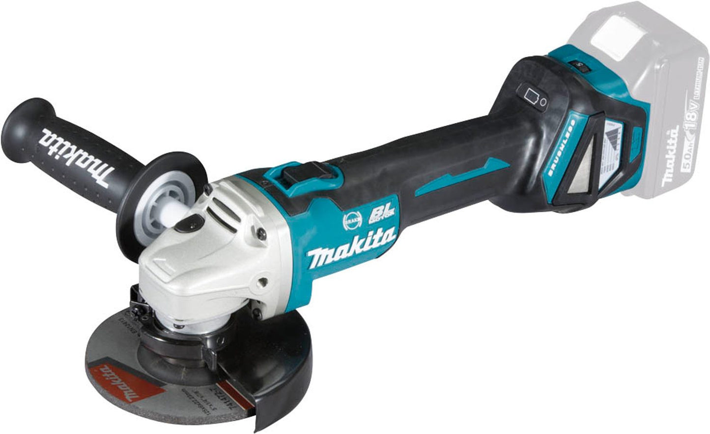 makita Akku-Winkelschleifer-Set 18,0 V