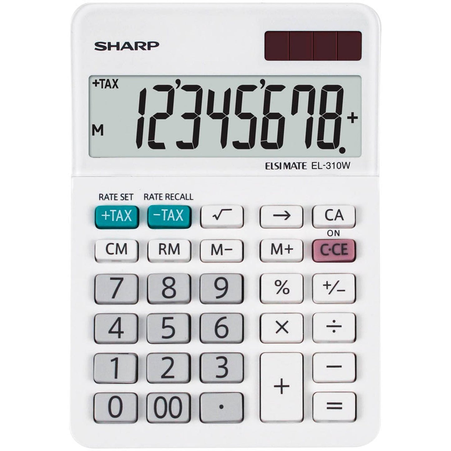 SHARP EL-310W Tischrechner weiß | SH-EL310WB