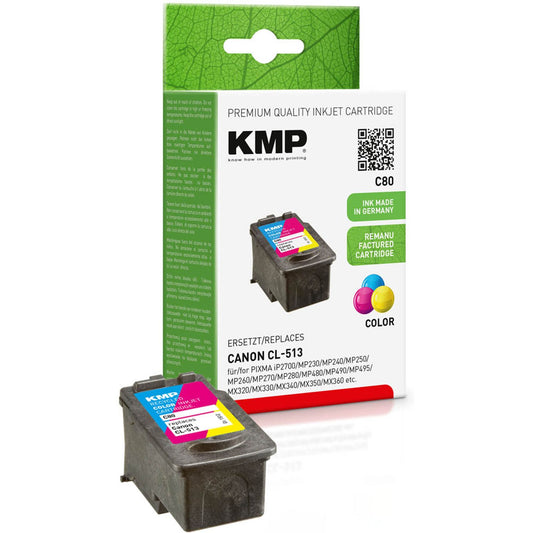 KMP C80 color Druckkopf kompatibel zu Canon CL-513 | 1512,4530