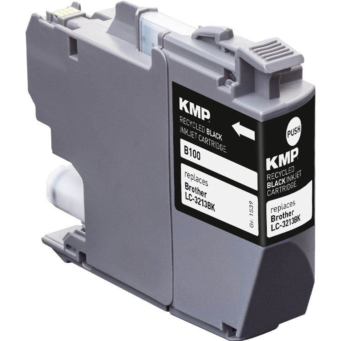 KMP B100 schwarz Druckerpatrone kompatibel zu brother LC-3213BK | 1539,4001