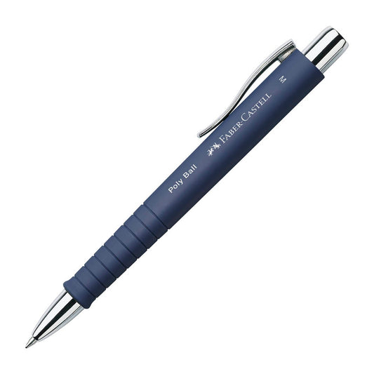 FABER-CASTELL Kugelschreiber POLY BALL M, Schreibfarbe: blau, 1 St.