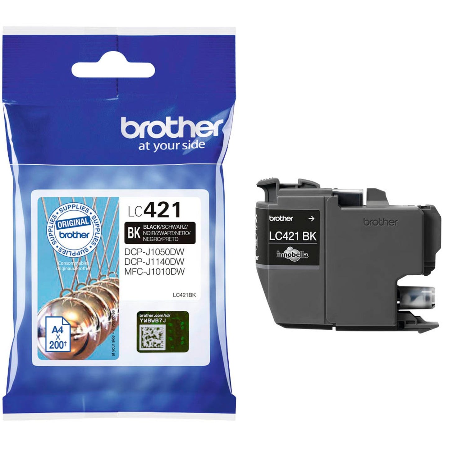 brother LC-421BK schwarz Druckerpatrone | LC421BK