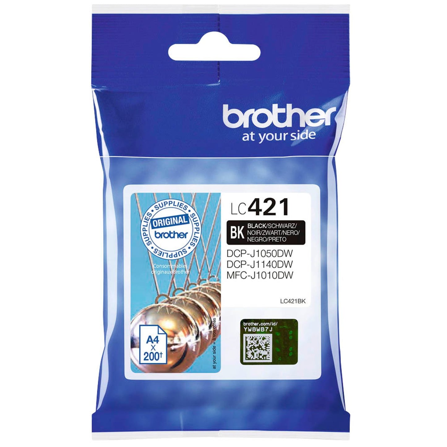brother LC-421BK schwarz Druckerpatrone | LC421BK