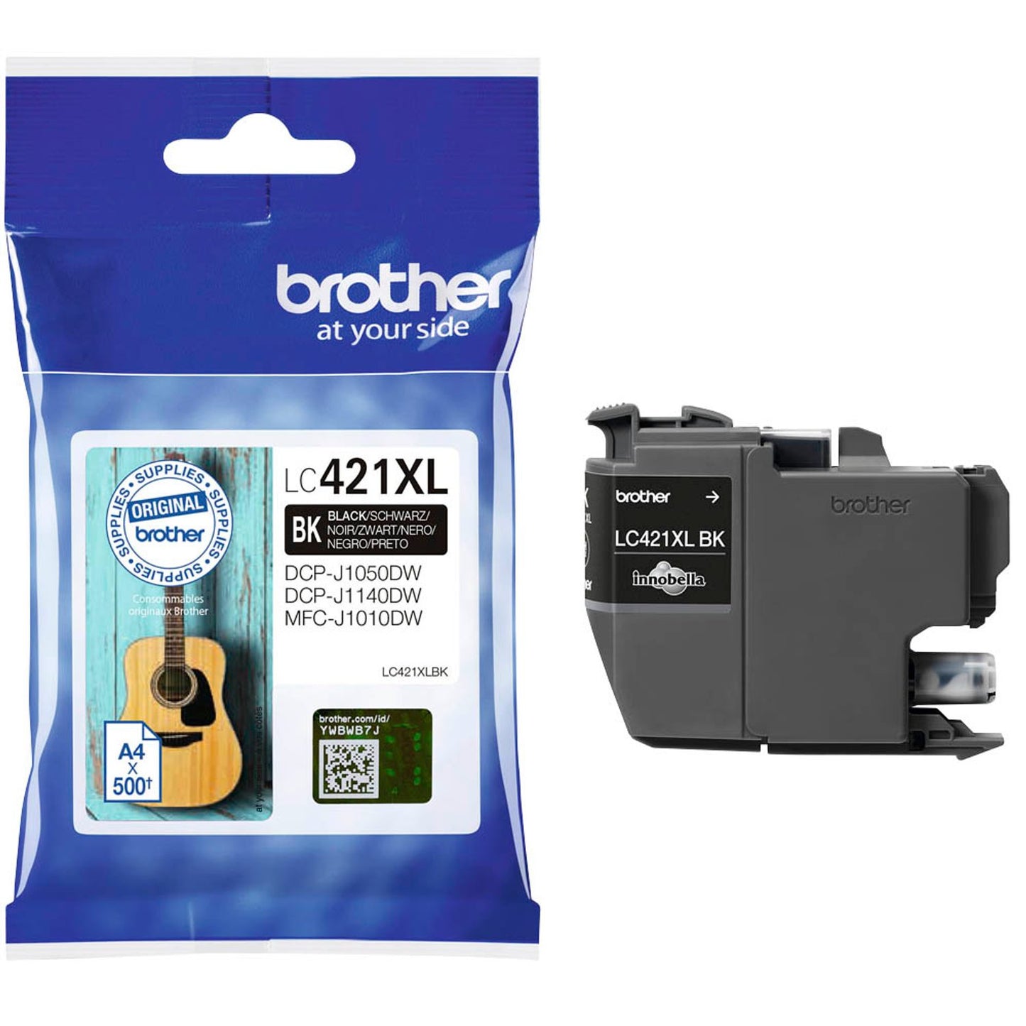 brother LC-421XLBK schwarz Druckerpatrone | LC421XLBK