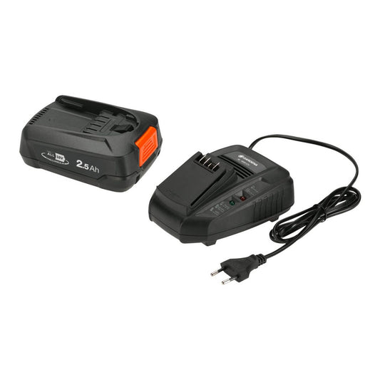 GARDENA Werkzeugakku mit Schnellladegerät Starter-Kit Lithium-Ionen 2,5 Ah | 14906-20