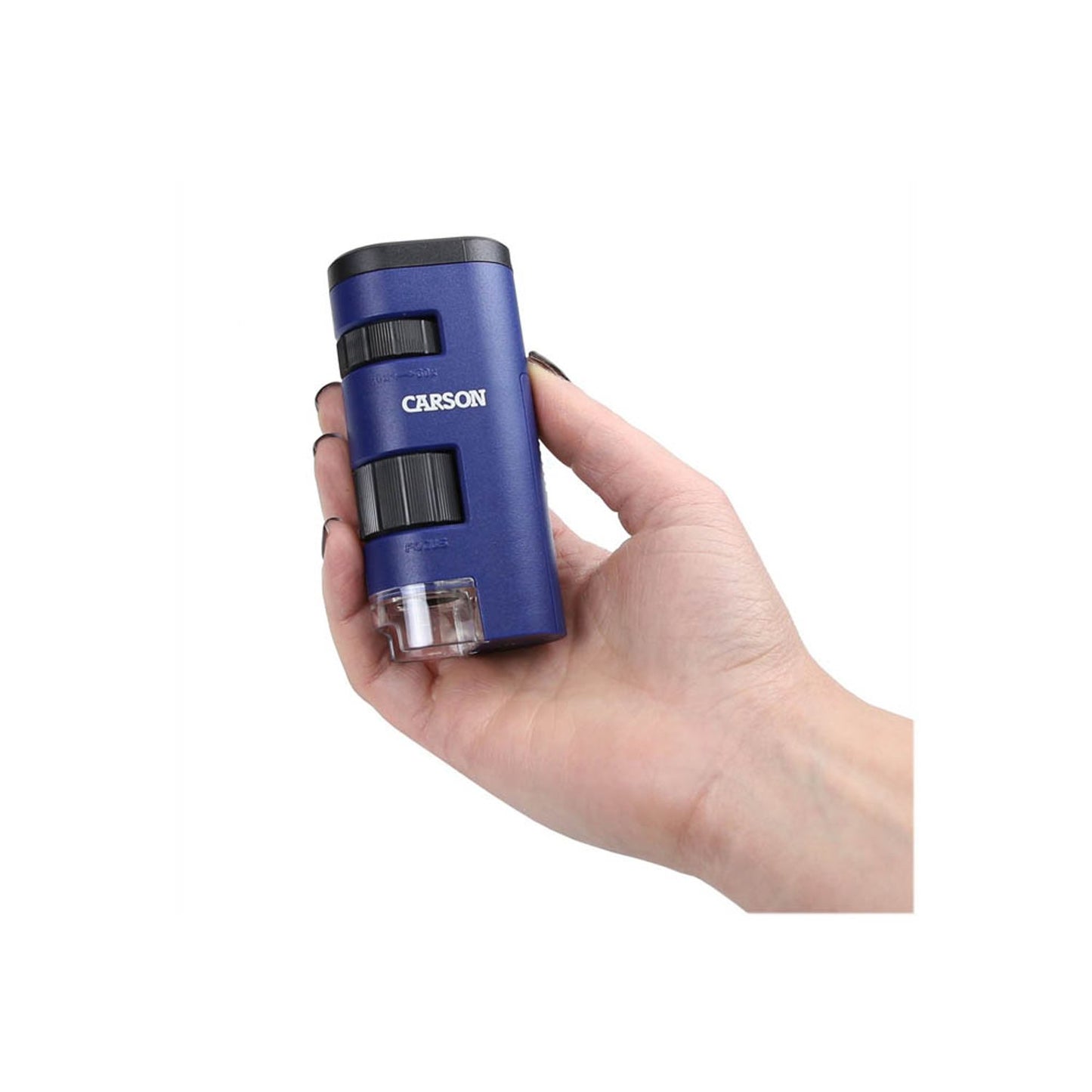 CARSON® digitales Mikroskop PocketMicro schwarz/blau 20x - 60x | MM-450