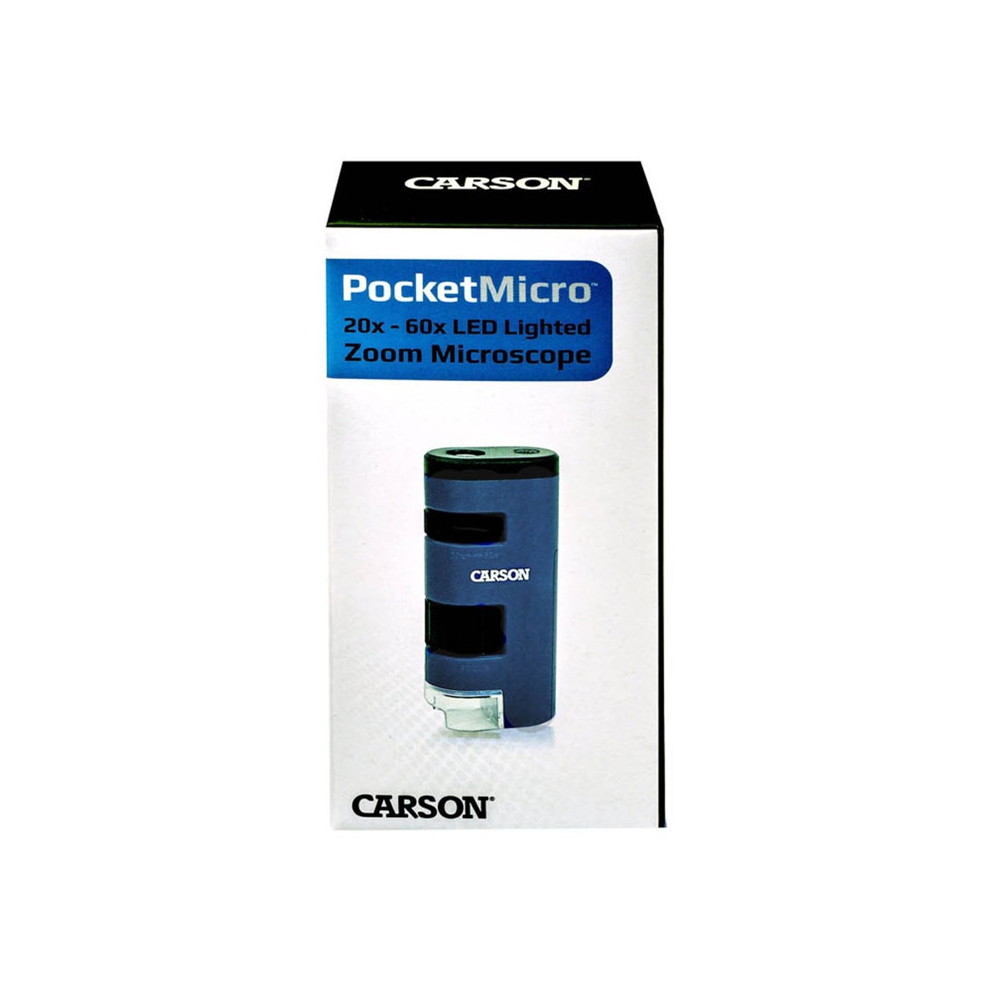 CARSON® digitales Mikroskop PocketMicro schwarz/blau 20x - 60x | MM-450