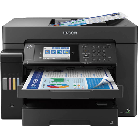 EPSON EcoTank ET-16655 4 in 1 Tintenstrahl-Multifunktionsdrucker schwarz | C11CH71411