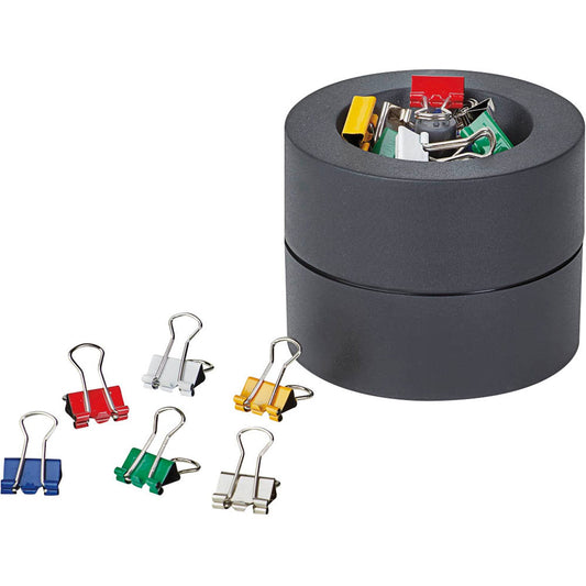 MAUL Foldbackklammern-Spender ECO schwarz | 3012490.ECO
