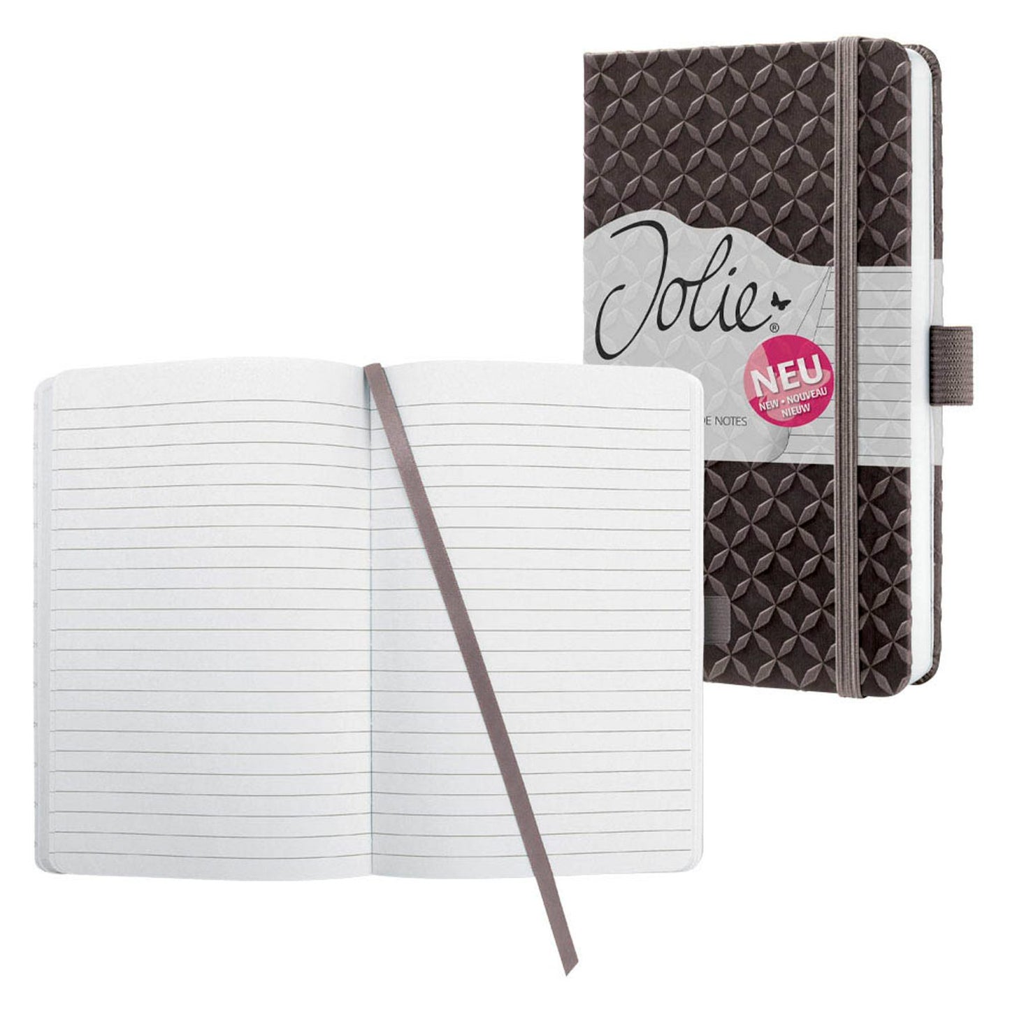 SIGEL Notizbuch Jolie® ca. DIN A6 liniert, Hardcover 174 Seiten