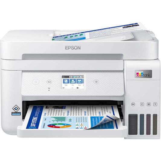 EPSON EcoTank ET-4856 4 in 1 Tintenstrahl-Multifunktionsdrucker weiß | C11CJ60407